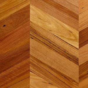 Chevron Parquetry Pre-cut in Victorian Origins.