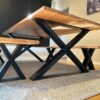 Sorrento Reclaimed wood bench seats